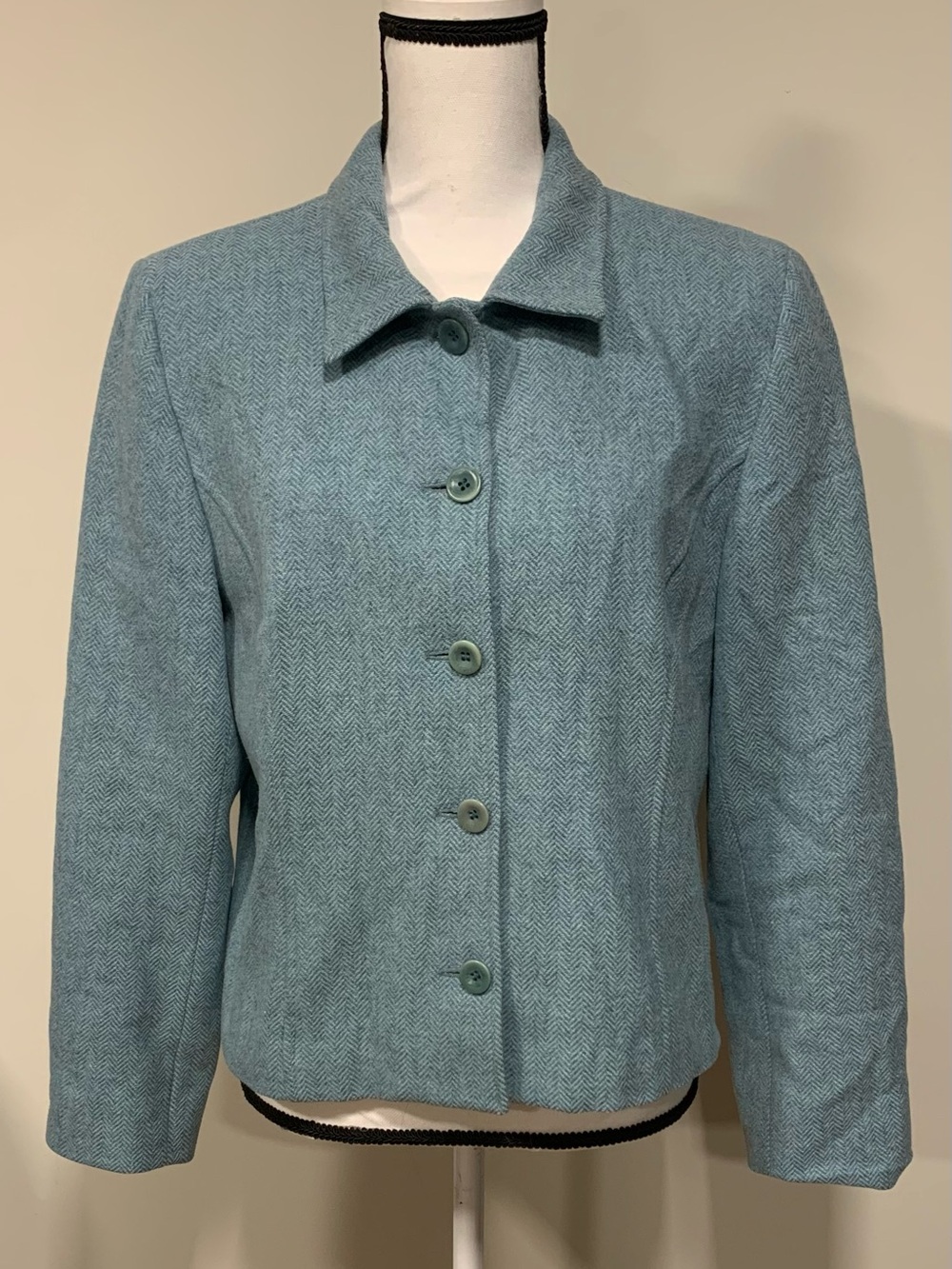 Pendleton Classic Wool Blazer Womens 12 Suit Jacket Lined Old Money academia